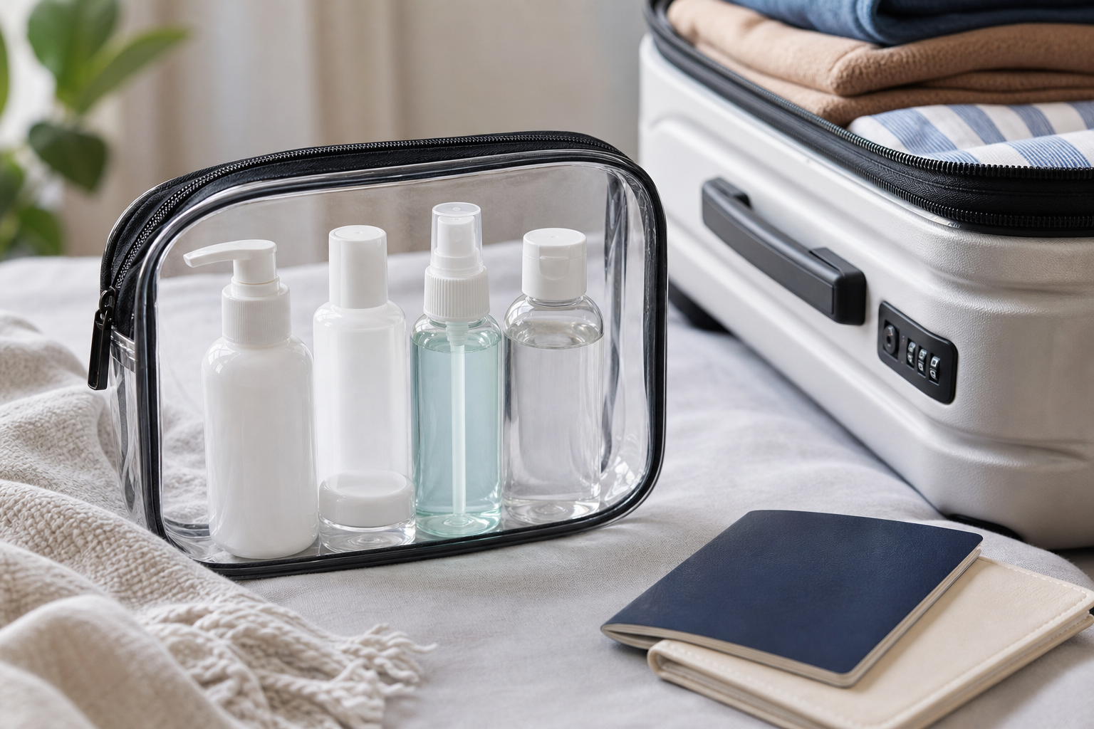hand luggage liquids — editorial clearance guide image